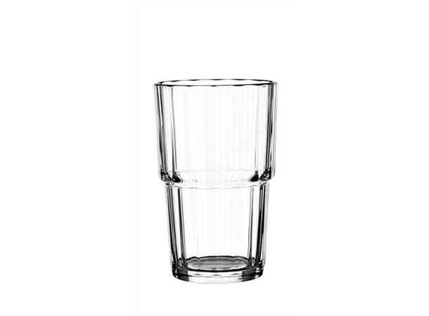 NORVEGE vannglass stablebar 27cl Ø:72mm H:115mm 27cl - Herdet glass
